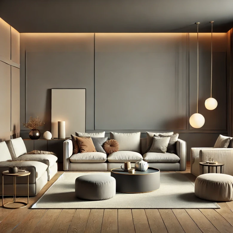 Taupe Wandfarbe seidenmatt I Earl Grey Tea | Atmosphäre zurückhaltender Eleganz schaffend | THE COLOR KITCHEN 