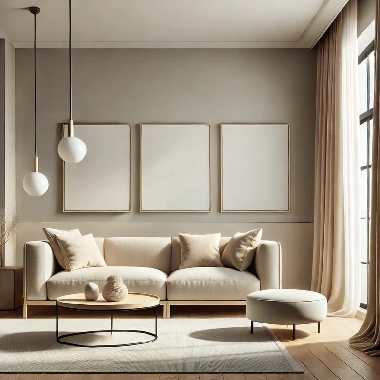 Taupe Wandfarbe seidenmatt I Oyster Mushroom | Atmosphäre zurückhaltender Eleganz schaffend | THE COLOR KITCHEN 