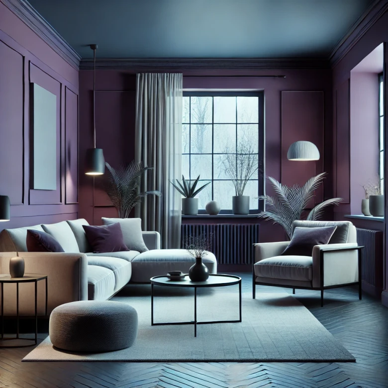 Violett Wandfarbe seidenmatt I Beady Beetroot | vitalisierender Raumcharakter | THE COLOR KITCHEN 