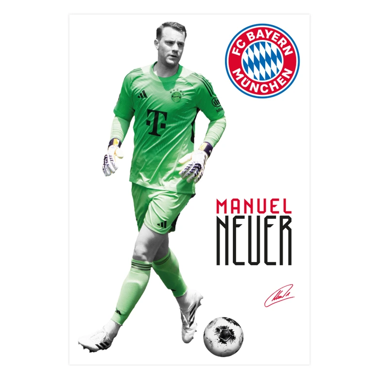 Wandtattoo FC Bayern Spieler Manuel Neuer 2025/26 