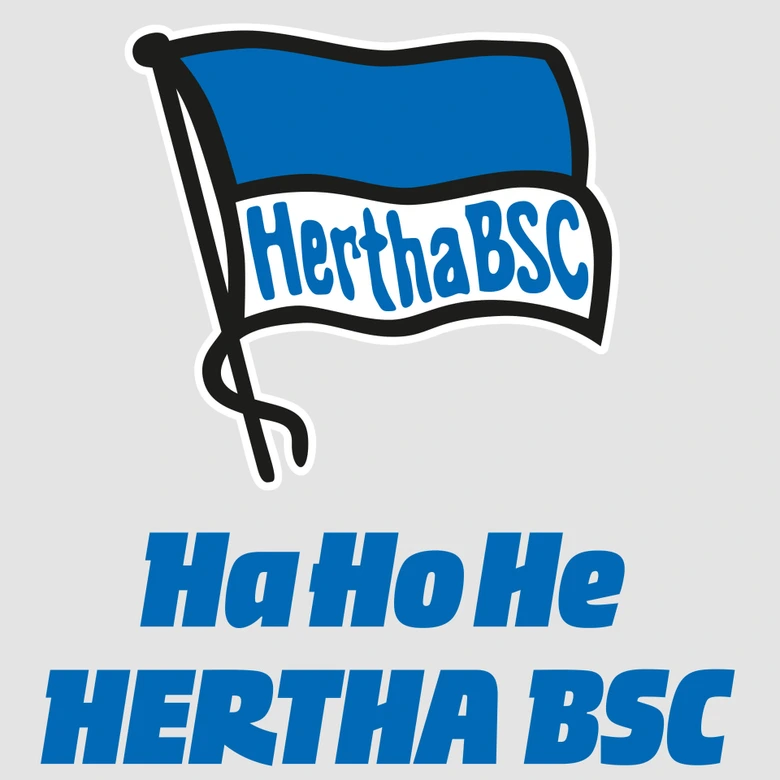 Wandtattoo HaHoHe Hertha BSC Spruch 