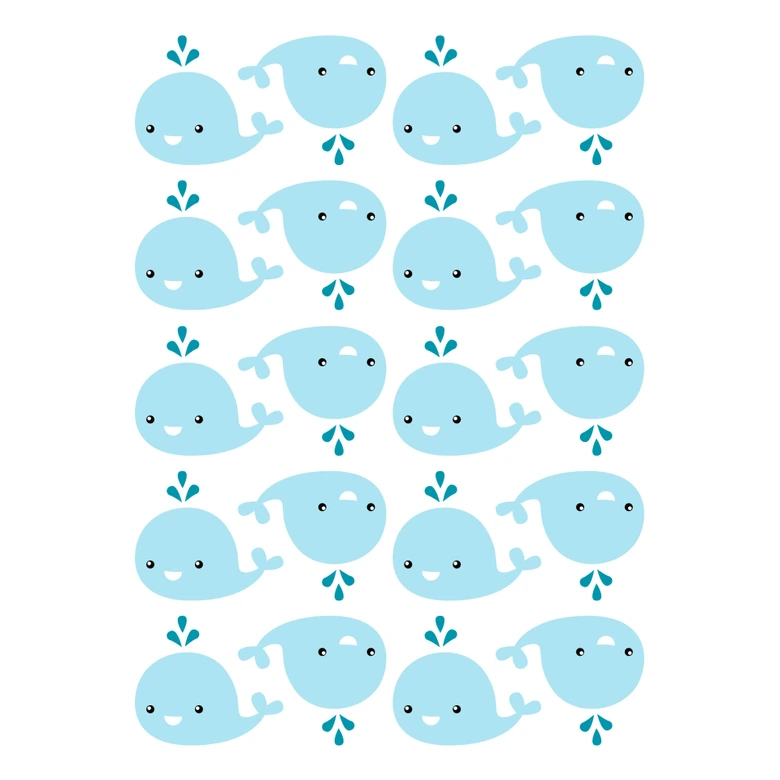 Wandtattoo Babywal Set 