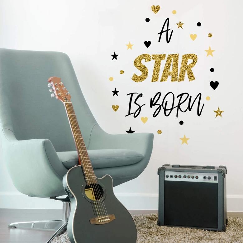 Wandtattoo A star is born 