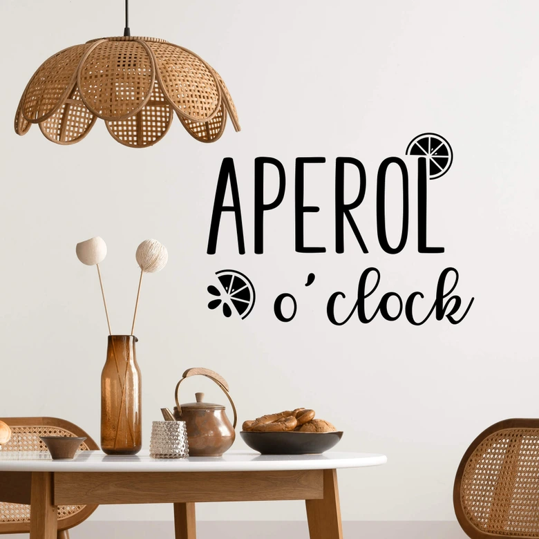 Wallsticker Aperol o'clock 