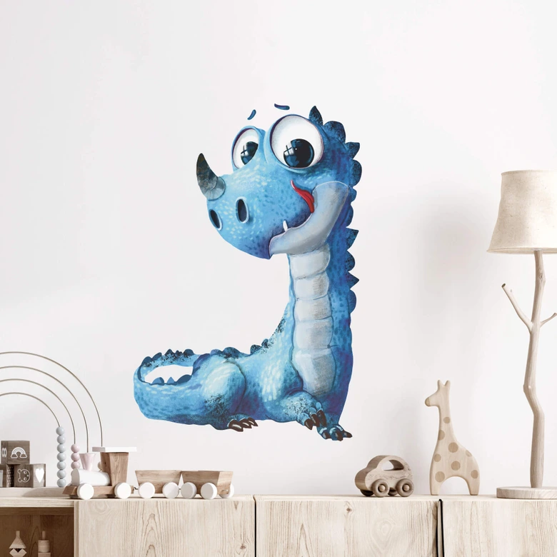 Wandtattoo Die kleinen Drachen - Quiekzahn  