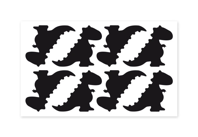 Wandtattoo Dino Set 
