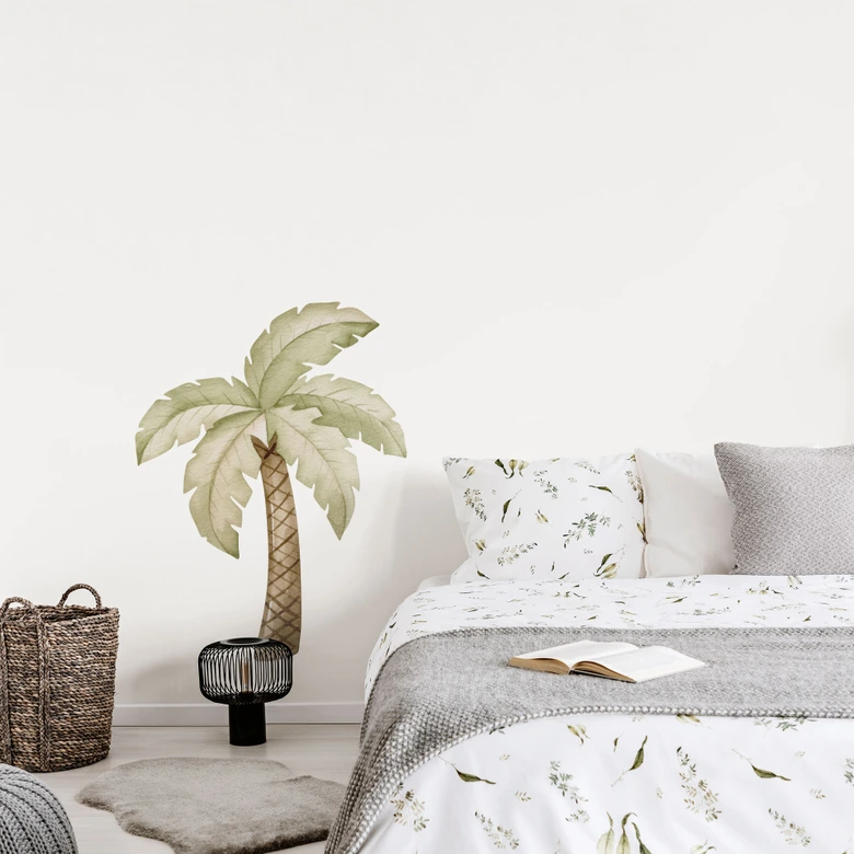 Exotische palmboom Muursticker 