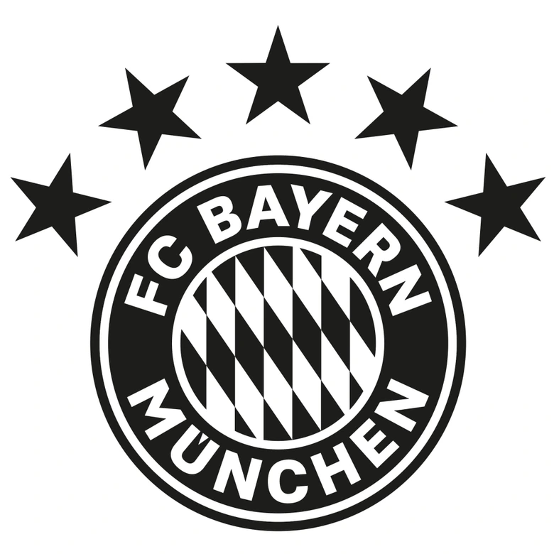 Wall sticker Bayern Munich Logo - one color 