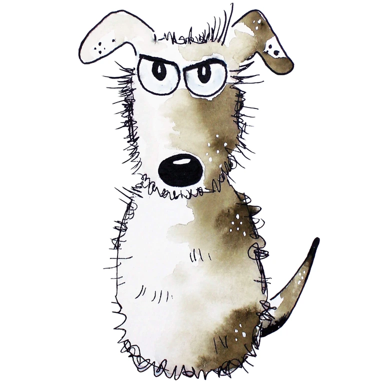 Wandtattoo Hagenmeyer - Kleiner Hund 