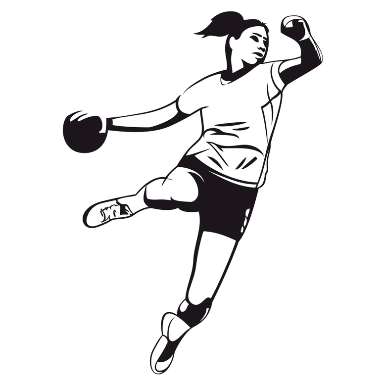 Handball Player Wall sticker 