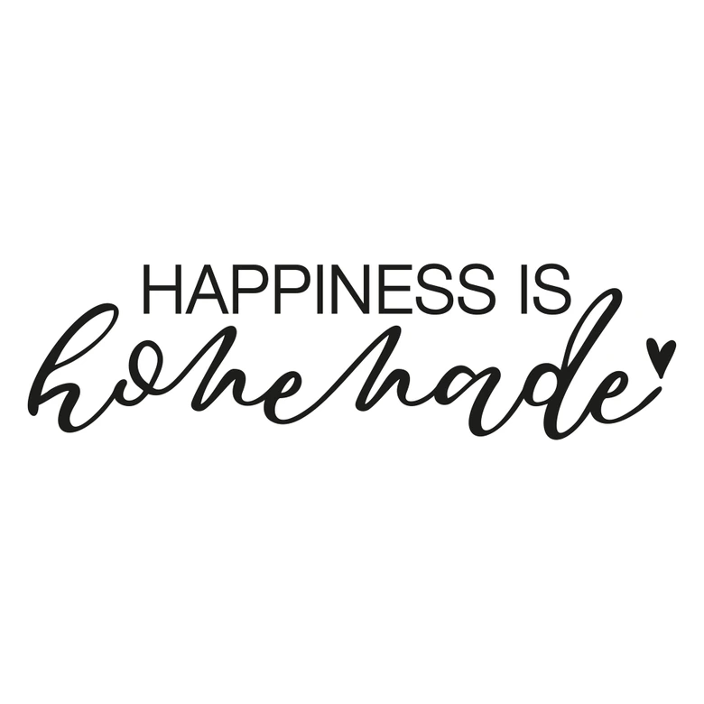 Wandtattoo - Hapiness is Homemade 