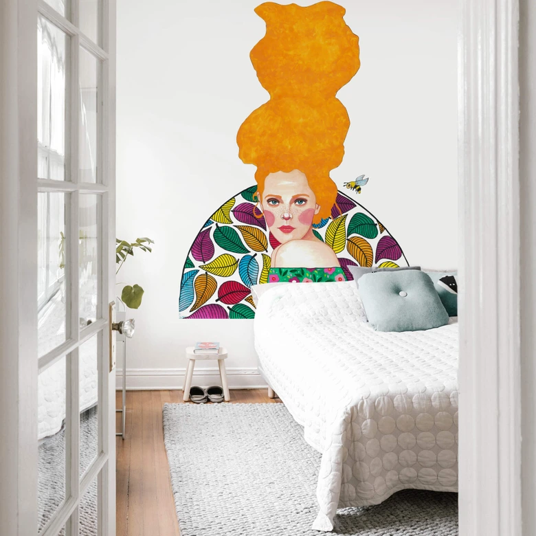 Sticker mural Hülya - Jolie inconnue 