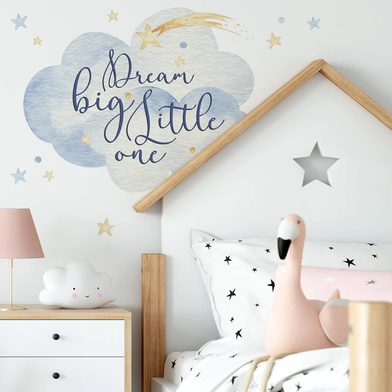Sticker mural Kvilis - Dream big little one 