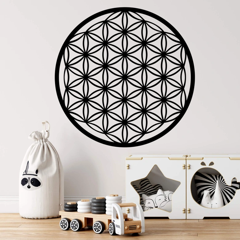 Wandtattoo Lebensblume 