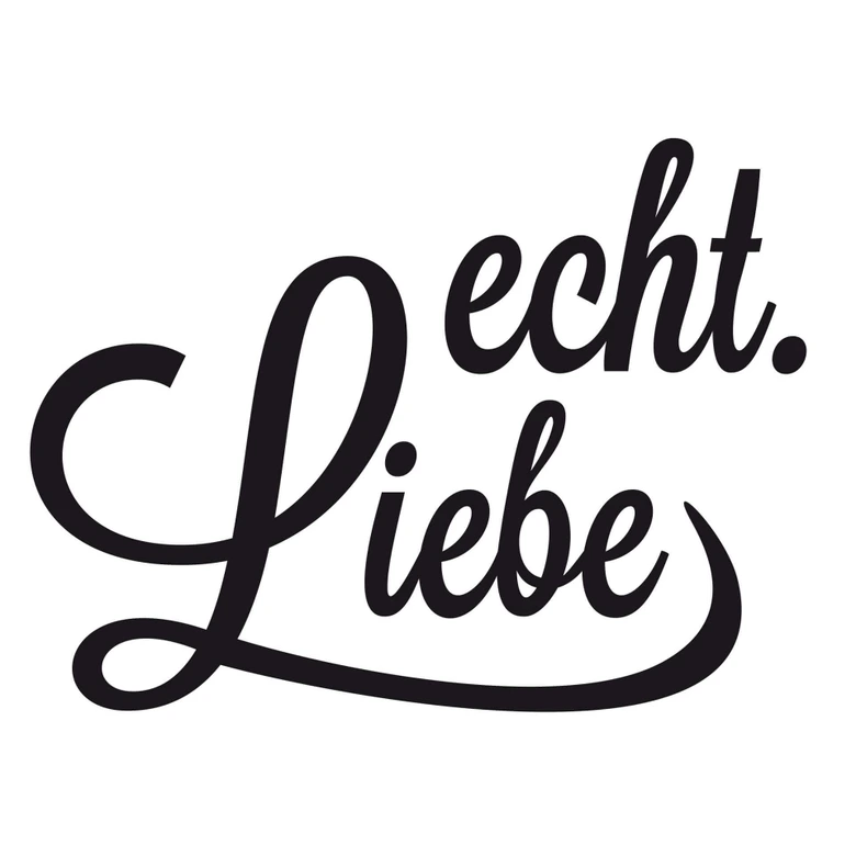 Wandtattoo Liebe muss nicht perfekt sein... (2-farbig) 