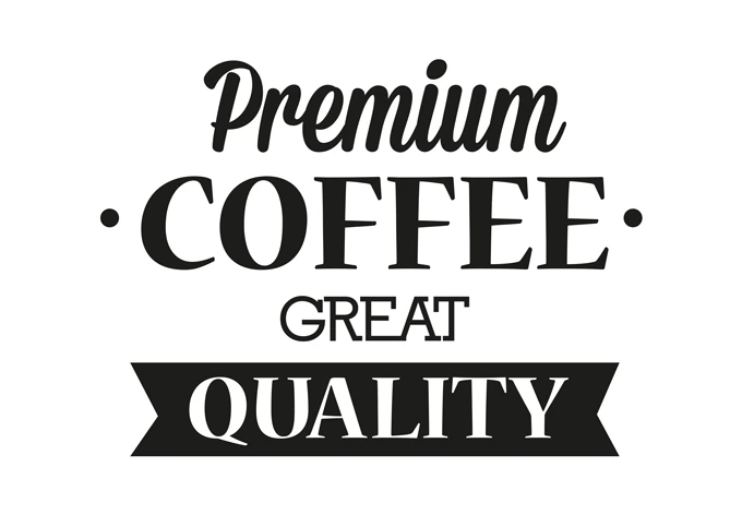 Wandtattoo Premium Coffee 