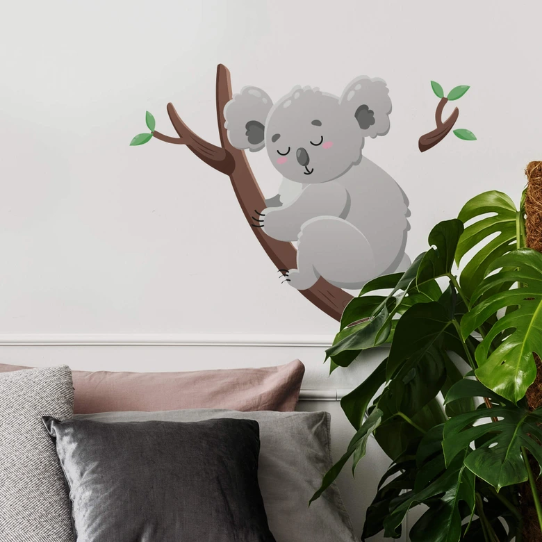 Wandtattoo Schlummernder Koala 