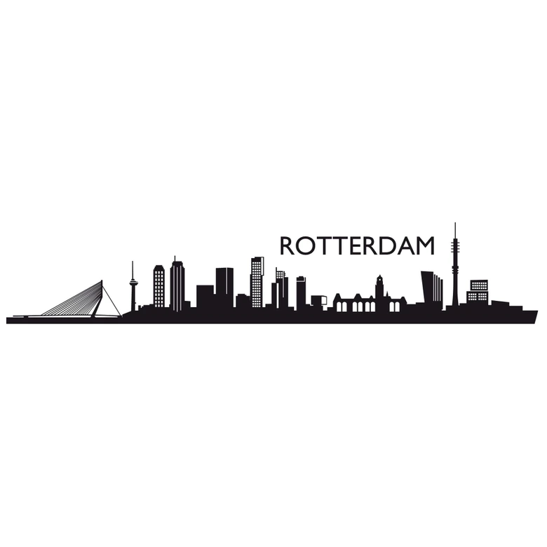 Wandtattoo Skyline von Rotterdam 