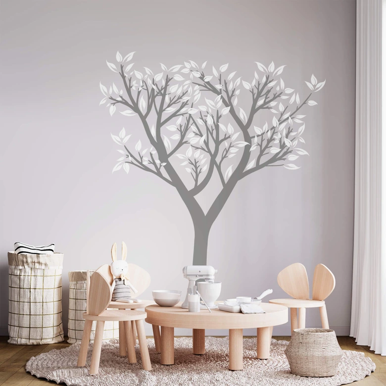 Wandtattoo Spriessender Baum 2-farbig 