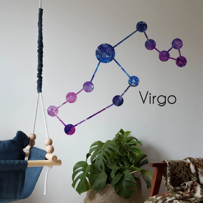 Wandtattoo Sternbild Virgo - Jungfrau 