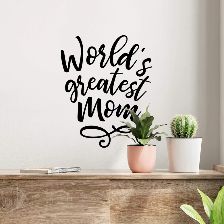 Wandtattoo World's greatest Mom 