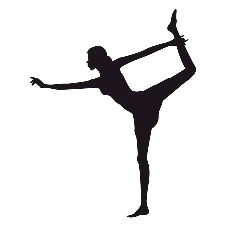 Wandtattoo Yoga - Der stehende Bogen 