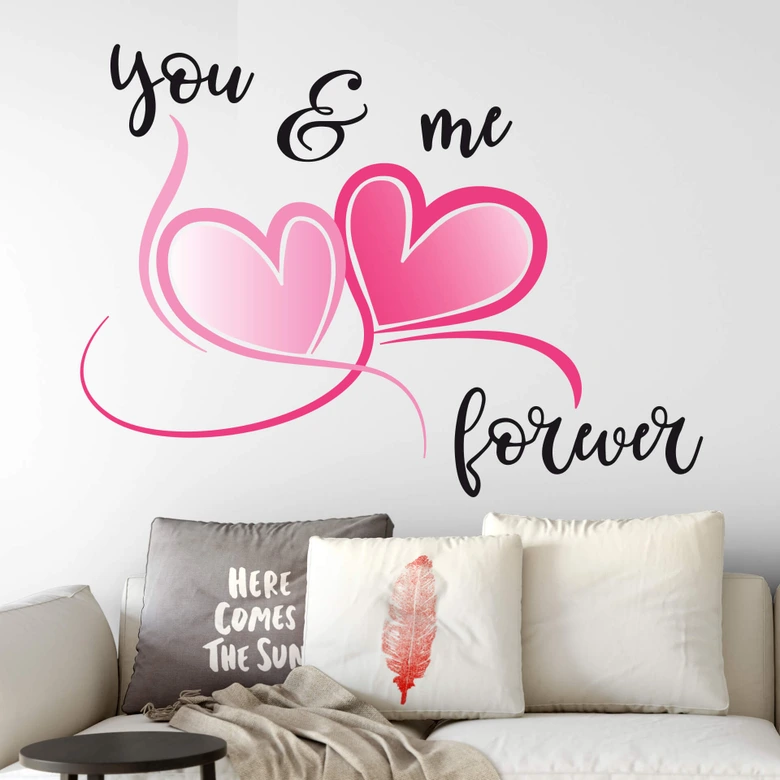 Wall sticker You and Me Forever 