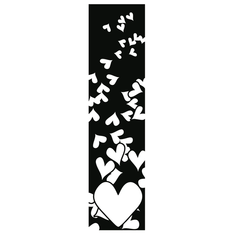 Banner Hearts Wall sticker 