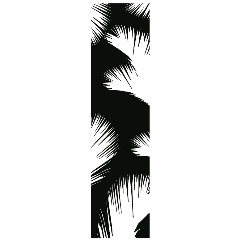 Wandtattoo Banner Palme 