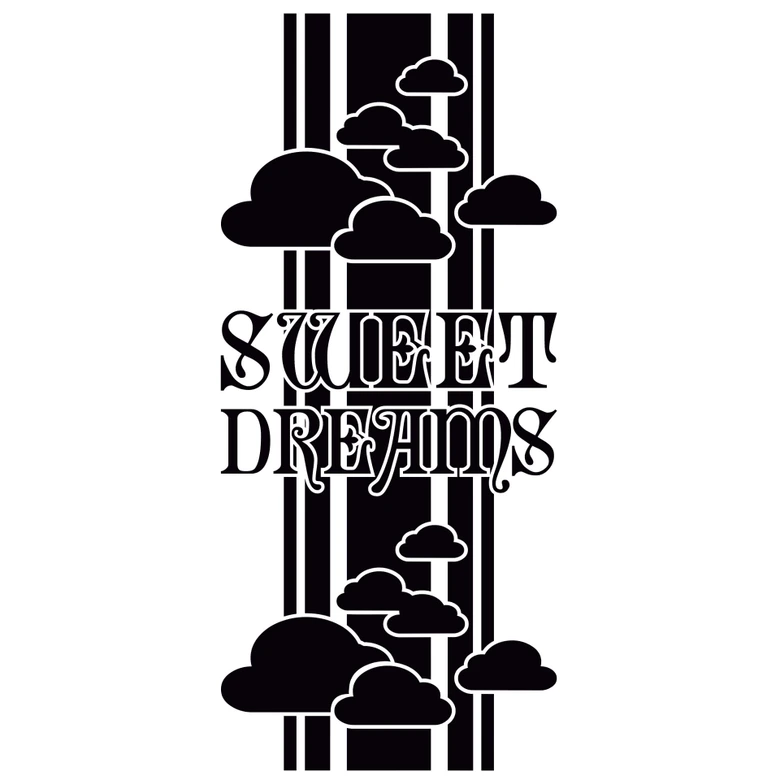 Wandtattoo Banner Sweet Dreams 