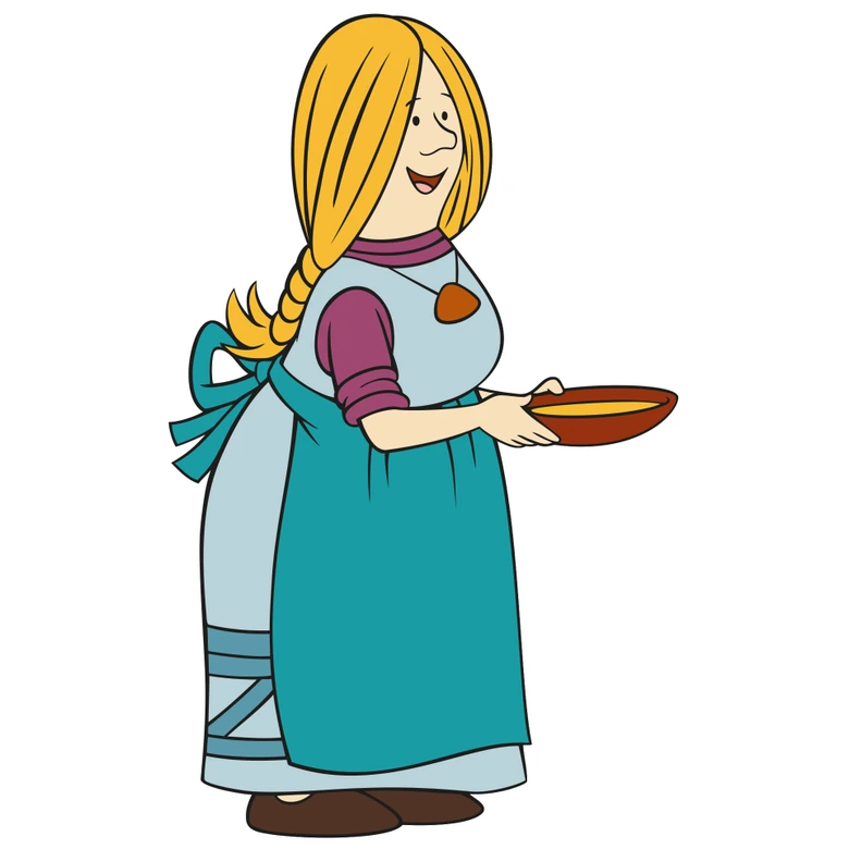 Muursticker Ylva 1 - Wickie de Viking 