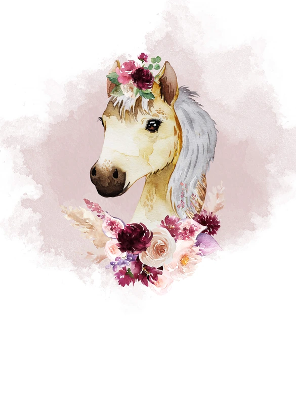Personalisiertes Poster Pony 