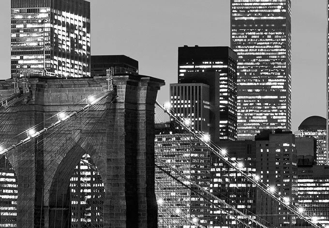 Fototapete Papiertapete Brooklyn Bridge - 366x254 cm 