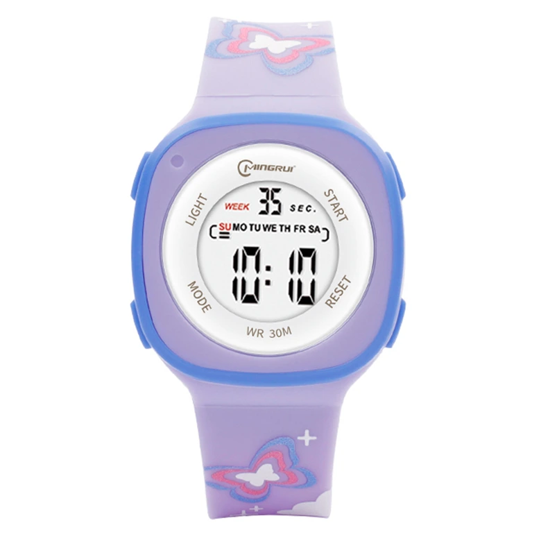 Digitale Sport Armbanduhr | Digitale Uhr für Kinder und Jugendliche | | Farbenfrohe Silikonuhr für Mädchen und Jungen 