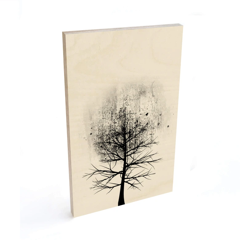 Houten Poster - Kubistika - Tree Study 