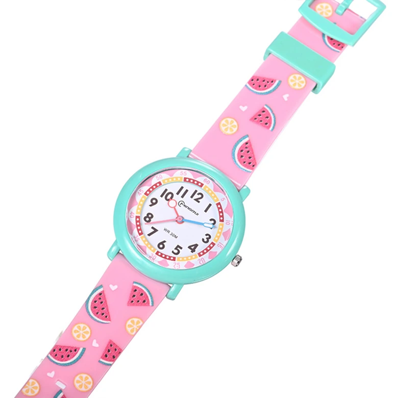 Sport Armbanduhr | Digitale Uhr für Kinder und Jugendliche | Rosa Wassermelone 