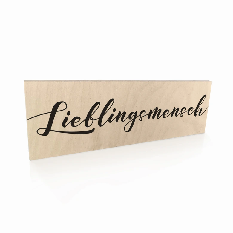 Holzschild Lieblingsmensch 