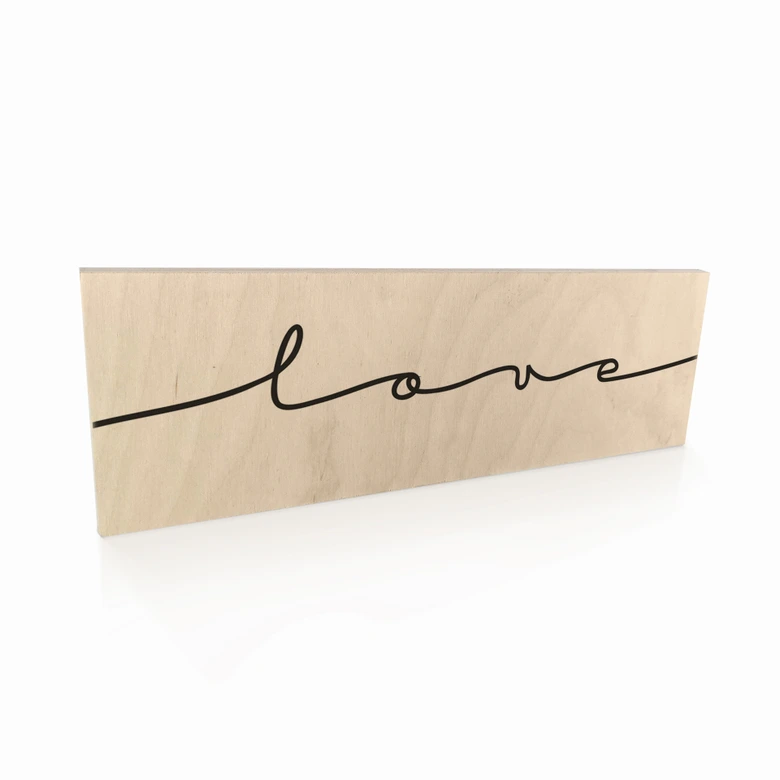 Holzschild Love 