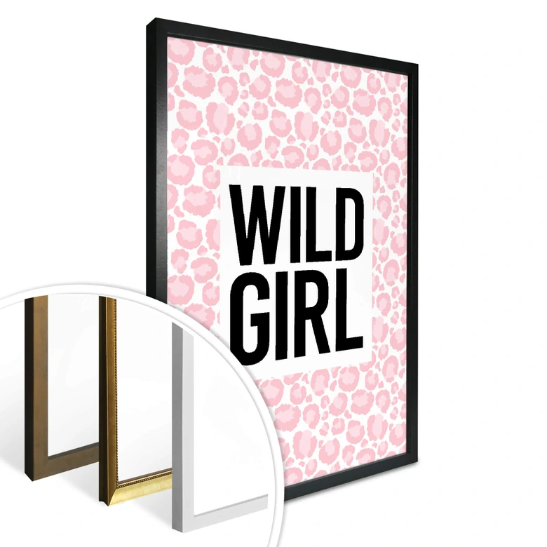 Poster Leopard - Wild Girl 