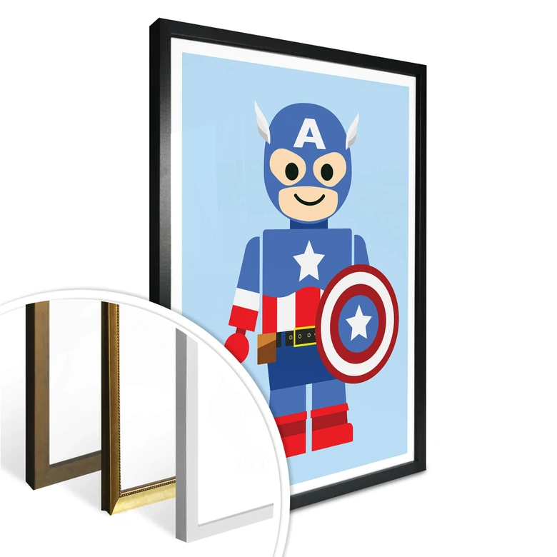Póster Gomes - Juguete del Capitán América 