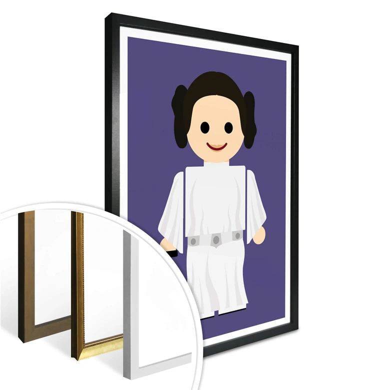 Plakat Gomes - zabawka Księżniczka Leia 