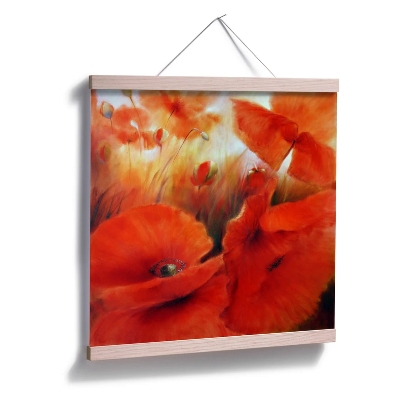 Poster Schmucker - Coquelicot rouge 