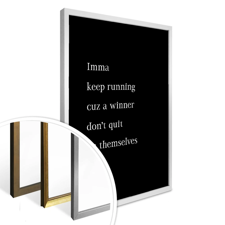 Poster Keep running... 