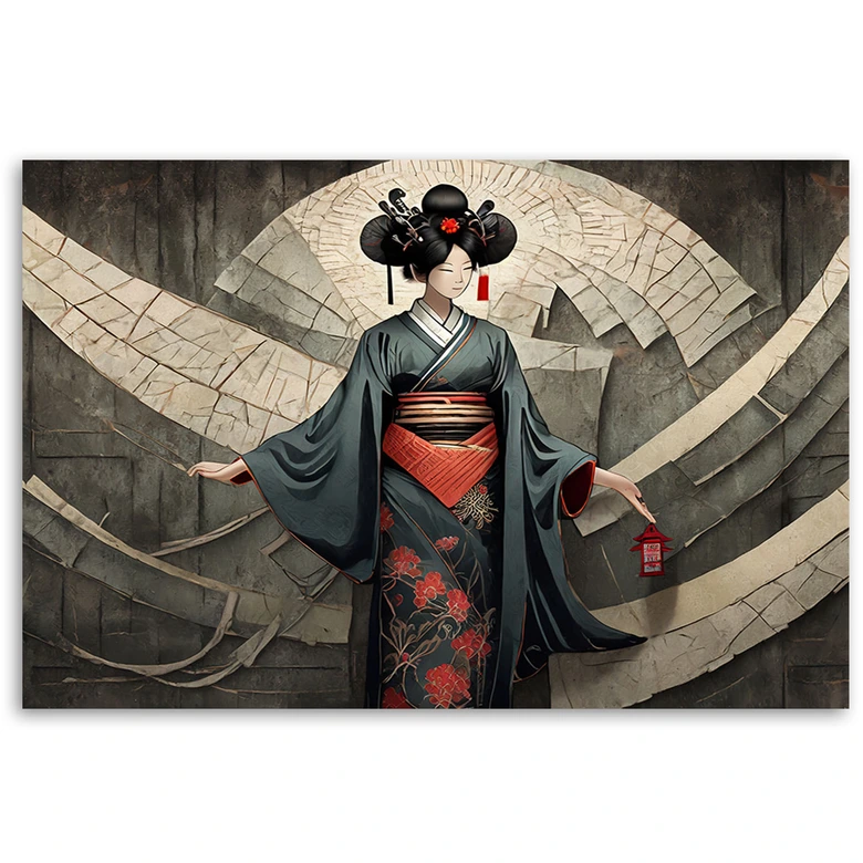 Leinwandbild Geisha 