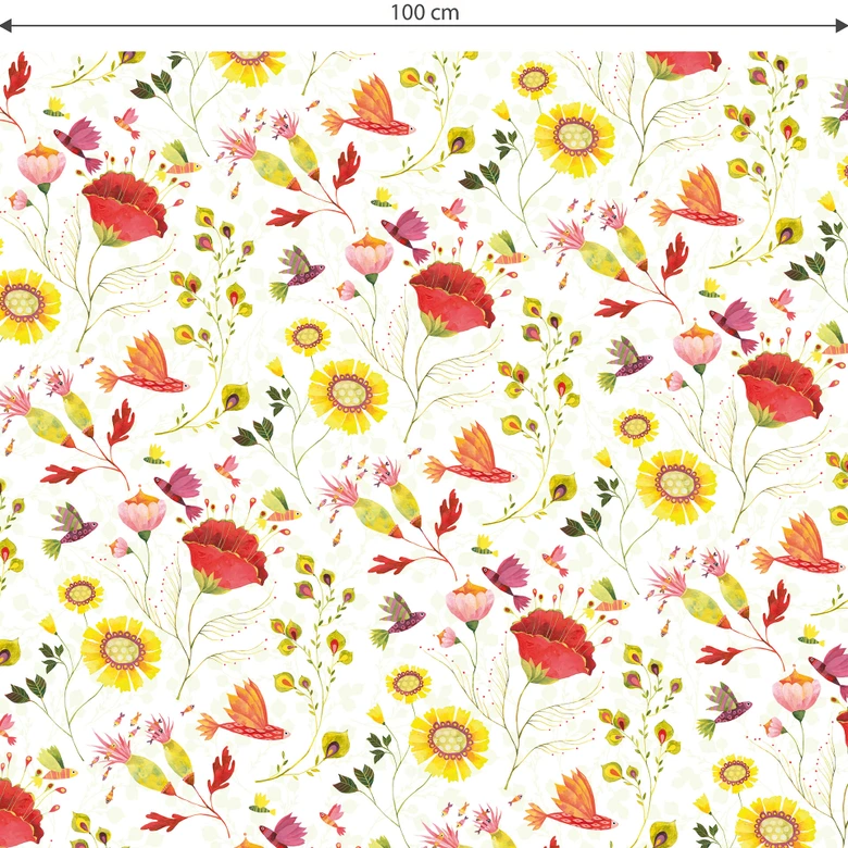 Furniture Wrap - Blanz - Phantastic Flowers 