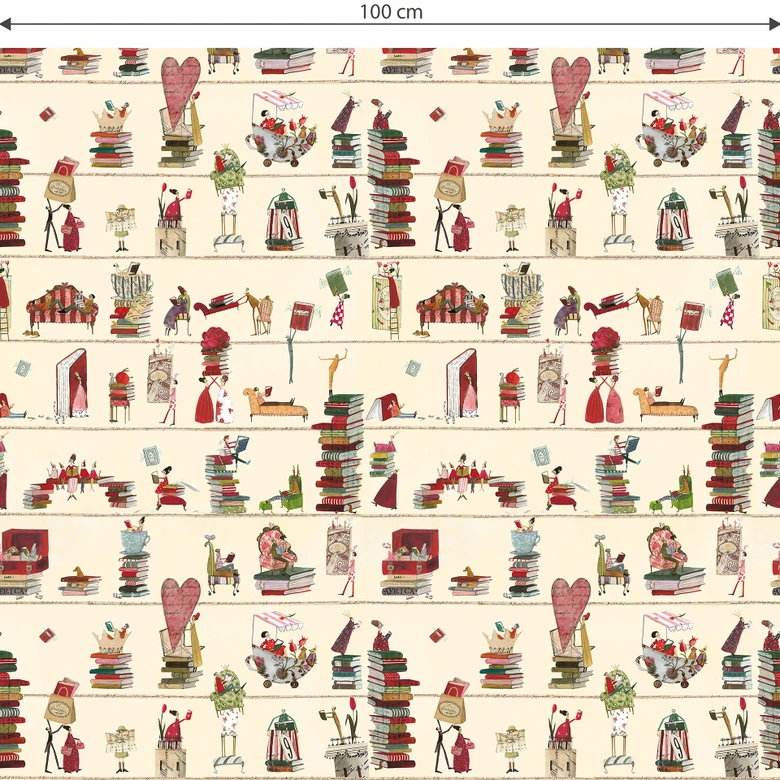 Vinilo adhesivo muebles Leffler - Ratones de biblioteca 