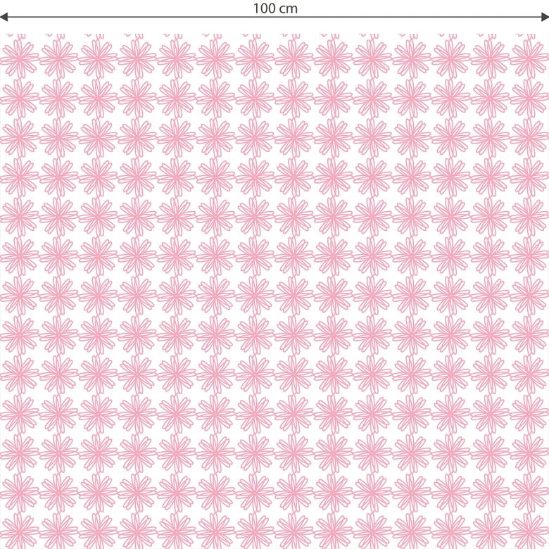Möbelfolie, Dekofolie - abwischbar - Margeriten Rosa 