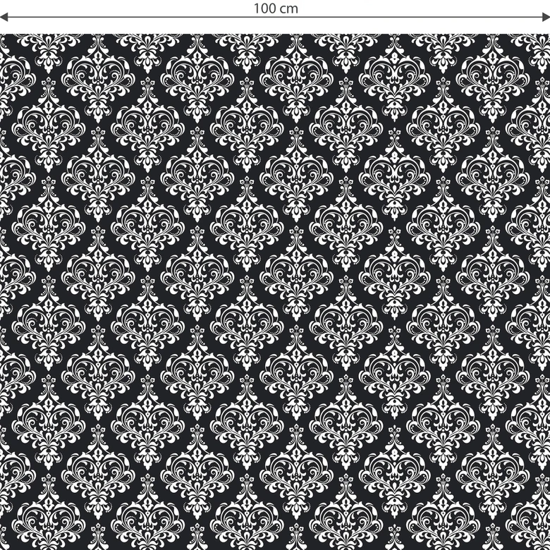 Furniture Wrap - Baroque - black 