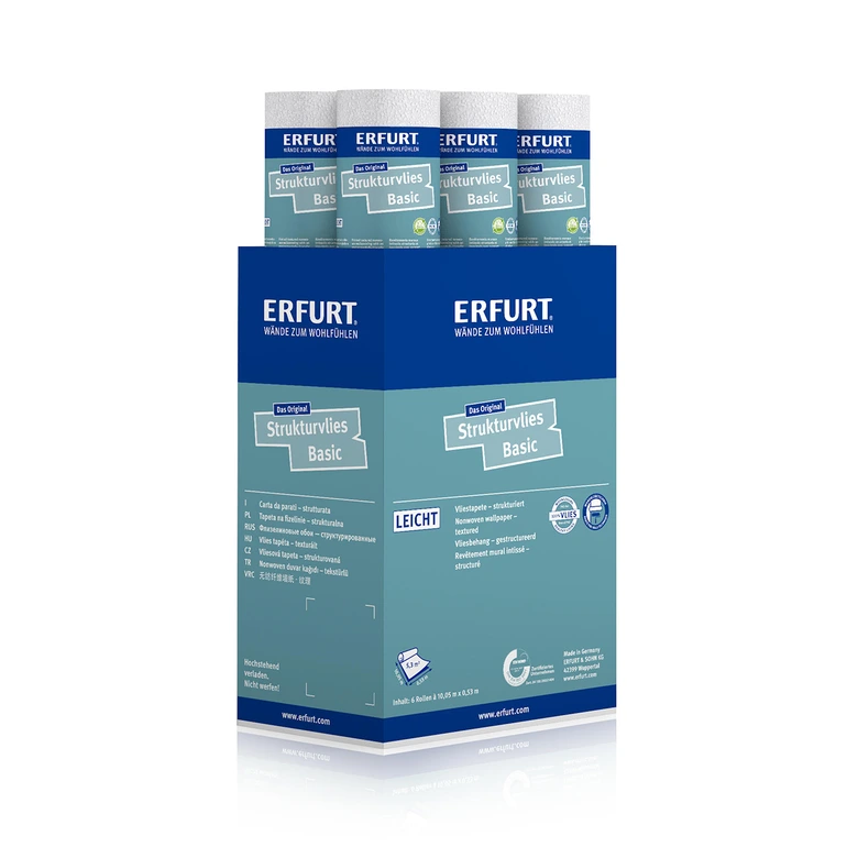 Erfurt Strukturvlies-Tapete Basic 407 