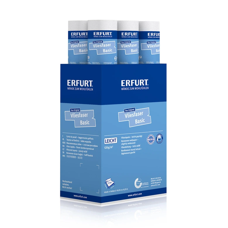 Erfurt Basic 106 Carta da parati in tessuto non tessuto 